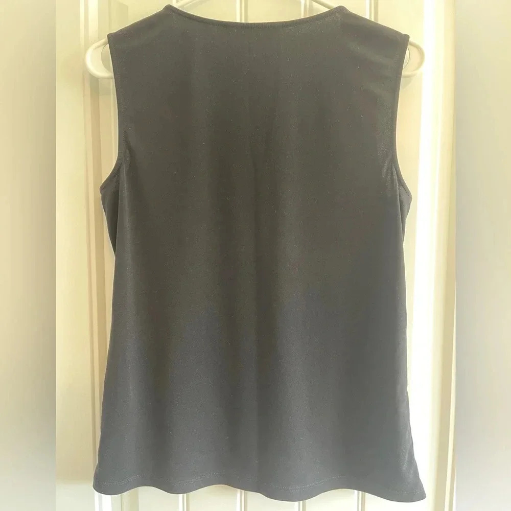 Jones Studio Separates Black Small Sleeveless Blouse - Picture 2 of 5